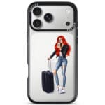 Woman Redhead With Baggage Kryt iPhone 17 Pro