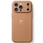 BHcase Camera Leather Monogram Brown Kryt iPhone 17 Pro Max