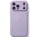 BHcase Camera Leather Monogram Cream Kryt iPhone 17 Pro