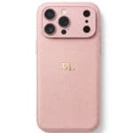BHcase Camera Leather Monogram Pink Kryt iPhone 17 Pro Max