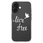 Live Free Kryt iPhone 16 - Obrázek 2