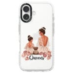 Queens Brown Hair Kryt iPhone 16 - Obrázek 2