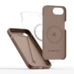 Tech-Protect Silicone MagSafe Chocolate Brown Kryt iPhone 17e / 16 e