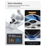 Spigen Ultra Hybrid S Mag MagSafe Galaxy S 26 Ultra Clear / White Kryt