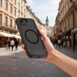 Tech-Protect Magrack MagSafe iPhone 16e / 17 e Matte Black Kryt