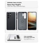 Spigen Nano Pop Mag MagSafe Galaxy S 26 Ultra Black Sesame Kryt