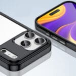 Outer Space Black Transparent Kryt iPhone 17 Pro