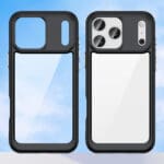 Outer Space Black Transparent Kryt iPhone 17 Pro
