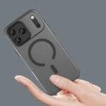 Magnetic Abrasive Compatible With MagSafe Matte Black Kryt iPhone 17 Pro
