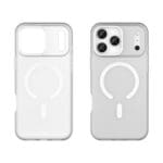 Magnetic Abrasive Compatible With MagSafe Matte White Kryt iPhone 17 Pro