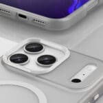 Magnetic Abrasive Compatible With MagSafe Matte White Kryt iPhone 17 Pro