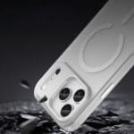 Magnetic Abrasive Compatible With MagSafe Matte White Kryt iPhone 17 Pro