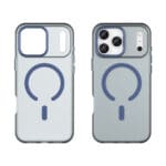 Magnetic Abrasive Compatible With MagSafe Matte Blue Kryt iPhone 17 Pro