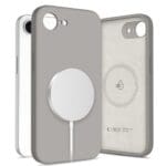 Tech-Protect Silicone MagSafe Stone Grey Kryt iPhone 17e / 16 e