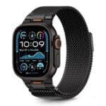 Řemínek Tech-Protect Milano Vanguard Apple Watch SE / 11 / 10 / 9 / 8 / 7 / 6 / 5 / 4 / 3 / Ultra 1 / 2 / 3 ( 44 / 45 / 46 / 49 mm ) Black