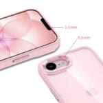 Tech-Protect Magmat Soft Pink / Clear Kryt iPhone 17e / 16 e