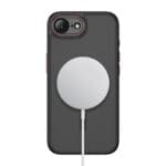 Tech-Protect Magcam MagSafe iPhone 16e / 17 e Matte Black / Red Kryt