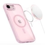 Tech-Protect Magmat MagSafe Soft Pink / Clear Kryt iPhone 17e / 16 e