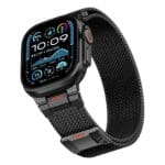 Řemínek Tech-Protect Milano Vanguard Apple Watch SE / 11 / 10 / 9 / 8 / 7 / 6 / 5 / 4 / 3 / Ultra 1 / 2 / 3 ( 44 / 45 / 46 / 49 mm ) Black