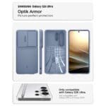 Spigen Optik Armor Galaxy S 26 Ultra Light Blue Kryt