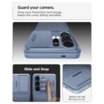 Spigen Optik Armor Galaxy S 26 Ultra Light Blue Kryt
