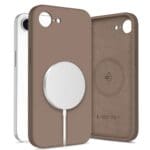 Tech-Protect Silicone MagSafe Chocolate Brown Kryt iPhone 17e / 16 e