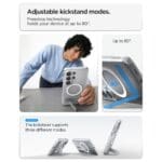 Spigen Ultra Hybrid S Mag MagSafe Galaxy S 26 Ultra Clear / White Kryt