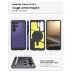 Spigen Tough Armor Mag MagSafe Galaxy S 26 Ultra Ash Violet Kryt