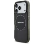 AMG Double Layer Transparent Smocked MagSafe Black Kryt iPhone 17 Pro