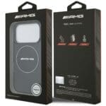 AMG Double Layer Transparent Smocked MagSafe Black Kryt iPhone 17 Pro