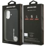 AMG Silicone Oversize Rhombs MagSafe Black Kryt iPhone 17