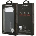AMG Silicone Oversize Rhombs MagSafe Black Kryt iPhone 17 Air