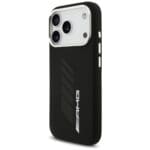 AMG Silicone Oversize Rhombs MagSafe Black Kryt iPhone 17 Pro