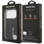 AMG Silicone Oversize Rhombs MagSafe Black Kryt iPhone 17 Pro