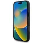 Aston Martin HC FW Logo MagSafe czarny Kryt iPhone 16 Pro