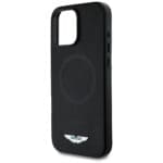 Aston Martin HC FW Logo to MagSafe Black Kryt iPhone 16 Pro Max