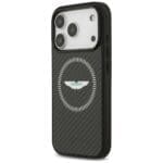 Aston Martin HC Kevlar Counter Design MagSafe Black Kryt iPhone 17 Pro
