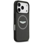 Aston Martin HC Kevlar Counter Design MagSafe Black Kryt iPhone 17 Pro