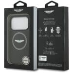 Aston Martin HC Kevlar Counter Design MagSafe Black Kryt iPhone 17 Pro