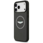 Aston Martin HC Kevlar Counter Design MagSafe Black Kryt iPhone 17 Pro Max