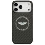 Aston Martin HC Kevlar Counter Design MagSafe Black Kryt iPhone 17 Pro Max