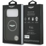 Aston Martin HC Kevlar Counter Design MagSafe Black Kryt iPhone 17 Pro Max