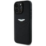 Aston Martin HC Leather Victory Design Black Kryt iPhone 16 Pro Max