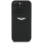 Aston Martin HC Leather Victory Design Black Kryt iPhone 16 Pro Max