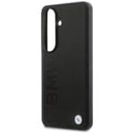 BMW Leather Hot Stamp MagSafe Plus Black Kryt Samsung Galaxy S26