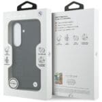 BMW Leather Hot Stamp MagSafe Plus Black Kryt Samsung Galaxy S26