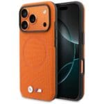 BMW M FW Logo Metal MagSafe Orange Kryt iPhone 17 Pro
