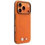 BMW M FW Logo Metal MagSafe Orange Kryt iPhone 17 Pro Max