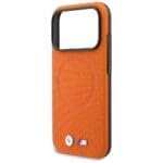 BMW M FW Logo Metal MagSafe Orange Kryt iPhone 17 Pro Max