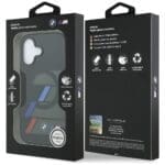 BMW M IML Metal Buttons Tricolor Lines MagSafe Black Kryt iPhone 17